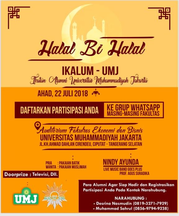 UNDANGAN HALAL BI HALAL 2018